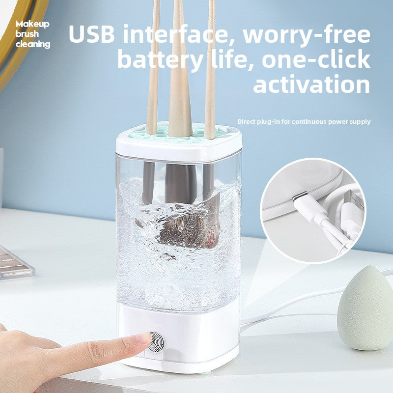 Automatic Makeup Brush Cleaner
